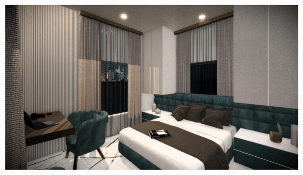 4BHK Duplex Villa Plan – East Facing 40x50 Vastu Layout | CozyCraft Homes - Image 6